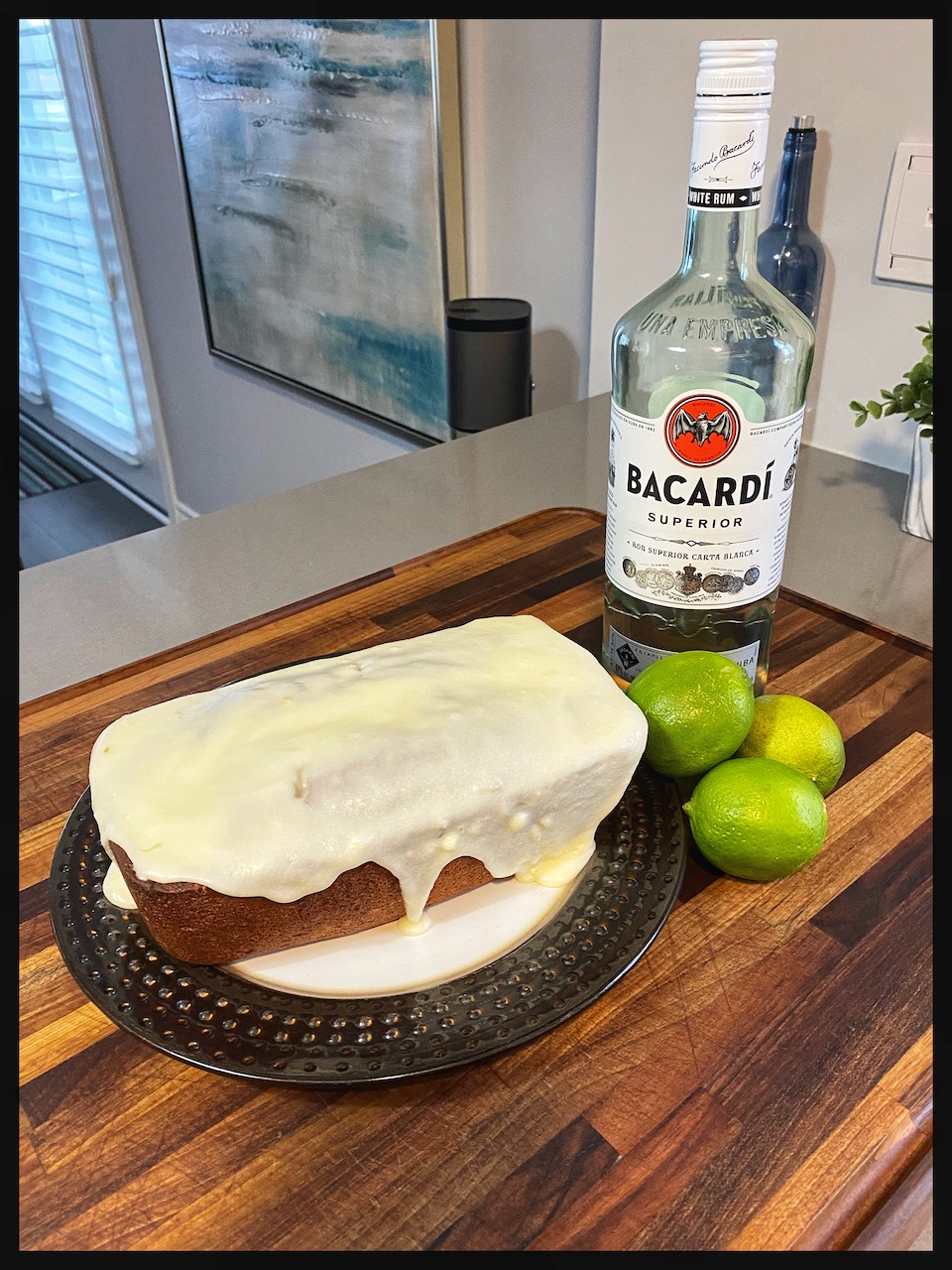 Navy Rum Pound Cake with Lime&nbsp;Icing